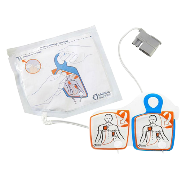 Elektroden für Defibrillator Powerheart G5 von Cardiac Science.